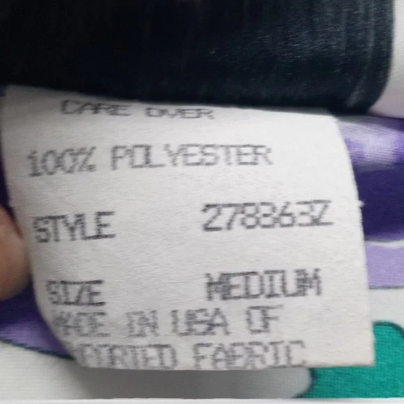 Vintage 80s-90s California Miss Floral Satin Blouse // M - Picture 4 of 5